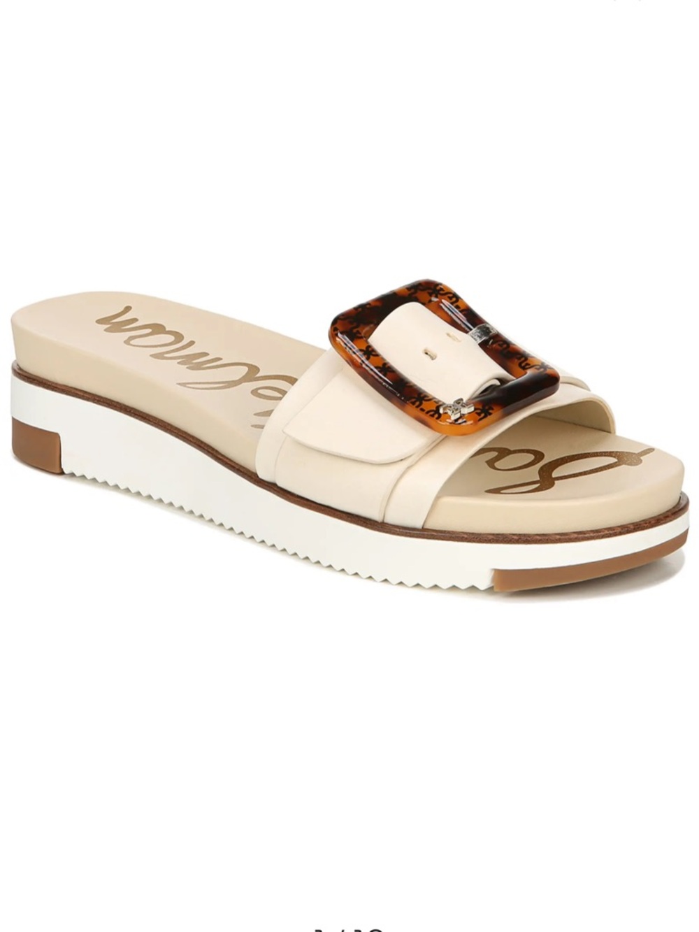 Sam Edelman Ariane Platform Slide Sandal - Ivory - Size 10